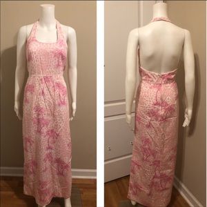 LILLY PULITZER Halter Maxi Dress